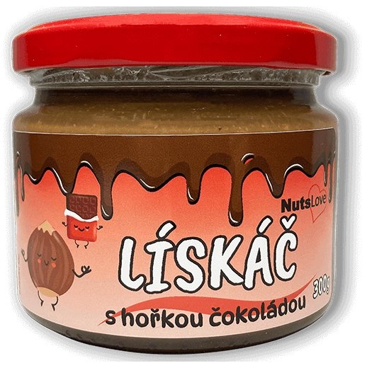 NutsLove Lískáč s hořkou čokoládou 300 g