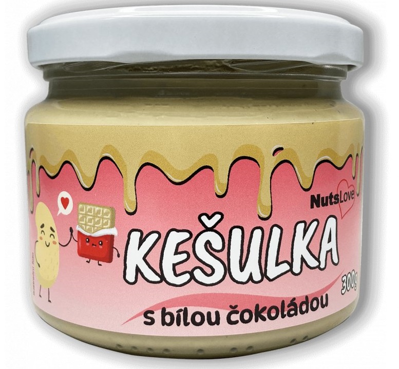 NutsLove Kešulka s bílou čokoládou 300 g