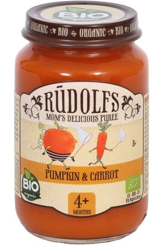 Levně Rudolfs Příkrm dýně a mrkev BIO 190 g