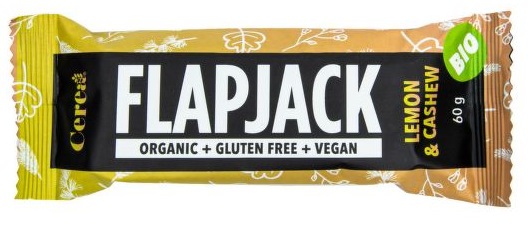 Levně CEREA Flapjack bezlepkový kešu a citrón BIO 60 g