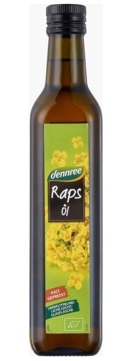 Dennree Olej řepkový BIO 500 ml