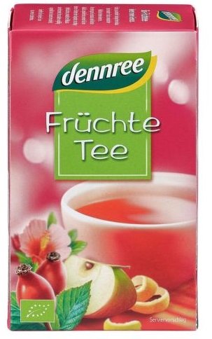 Levně Dennree Čaj ovocný BIO 40 g