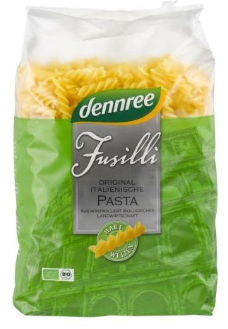 Levně Dennree Těstoviny fusilli BIO 1000 g