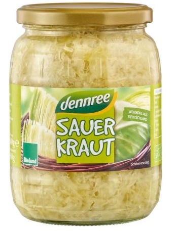 Levně Dennree Zelí kysané BIO 680 g