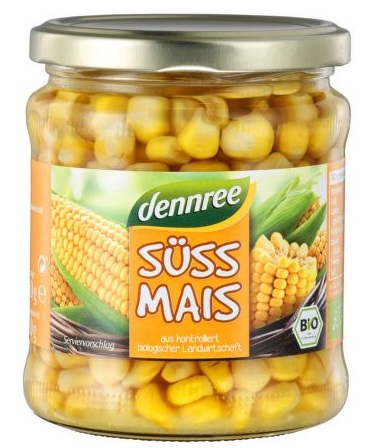 Levně Dennree Kukuřice ve slaném nálevu BIO 330 g