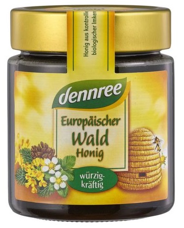 Levně Dennree Med lesní BIO 500 g