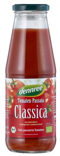 Levně Dennree Passata rajčatová BIO 680 g