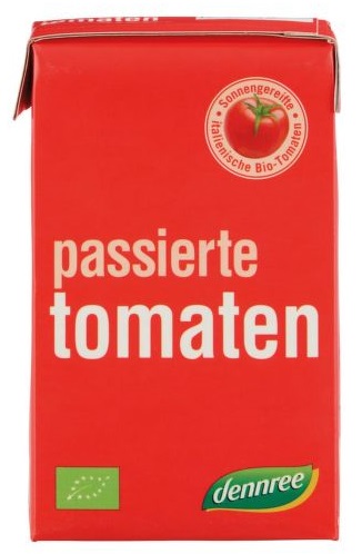 Levně Dennree Passata rajčatová BIO 500 g