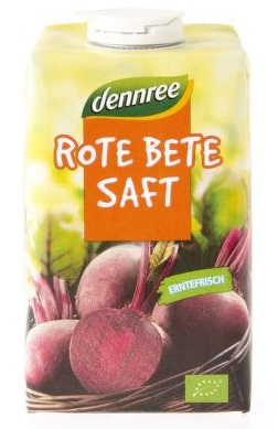 Levně Dennree Šťáva z červené řepy BIO 500 ml