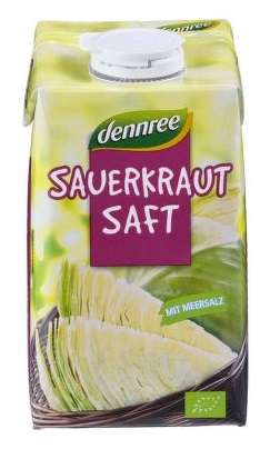 Levně Dennree Šťáva z kysaného zelí BIO 500 ml