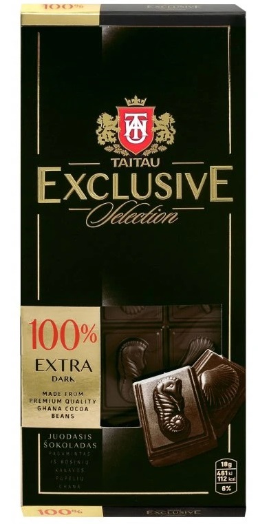 Taitau Exclusive Selection Hořká čokoláda 100% 90 g