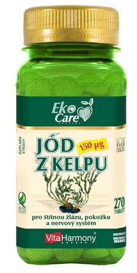 Levně VitaHarmony Jód z kelpu 150 µg 270 tablet