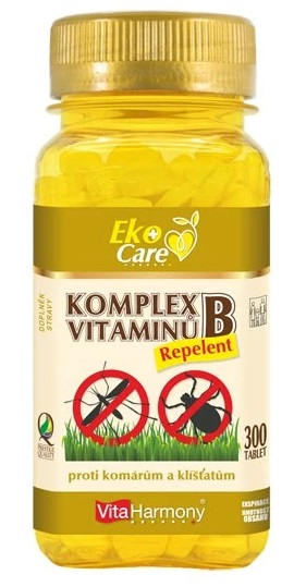VitaHarmony Komplex vitaminů B Repelent 300 tablet