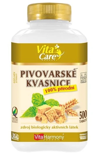 Levně VitaHarmony Pivovarské kvasnice 500 tablet