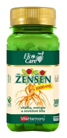 VitaHarmony Ženšen 1000 mg 300 tablet