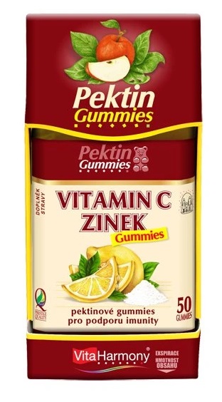 VitaHarmony Vitamin C & Zinek Gummies 50 gummies