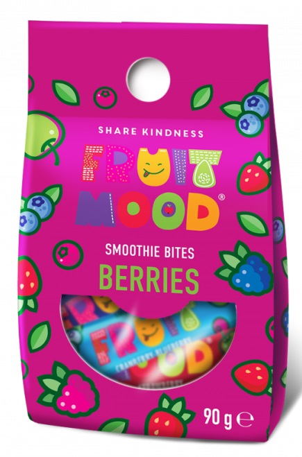 Levně Sergio Ovocné mini tyčinky Fruit Mood Berries mix 90 g