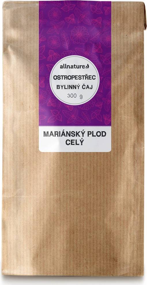 Levně Allnature Čaj Ostropestřec plod 300 g
