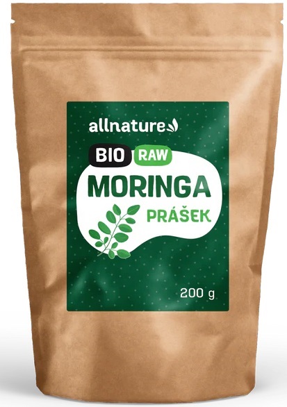 Levně Allnature Moringa prášek RAW 200 g