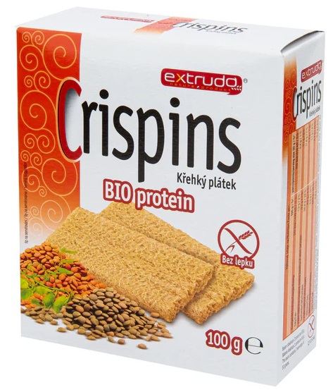Levně Extrudo Chlebíček proteinový BIO 100 g