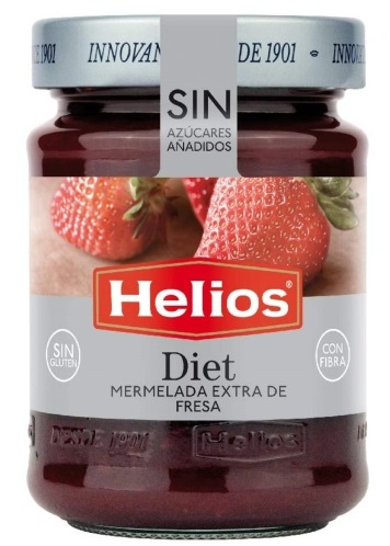 Levně Helios Jahodová pomazánka Dia 280 g