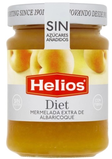 Helios Meruňková pomazánka Dia 280 g