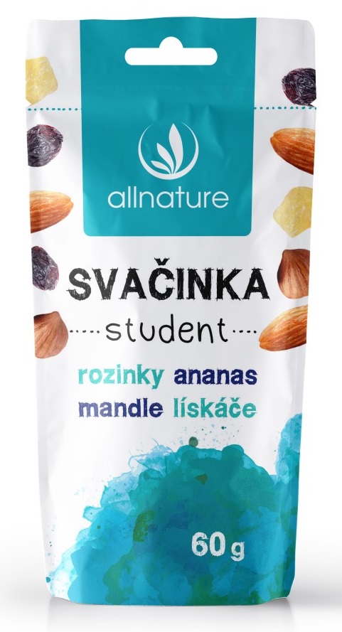 Levně Allnature Směs svačinka Student 60 g EXP.31.5.2026