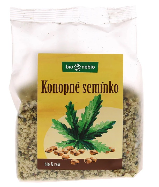 Levně Bio Nebio Semínko konopné loupané BIO 200 g