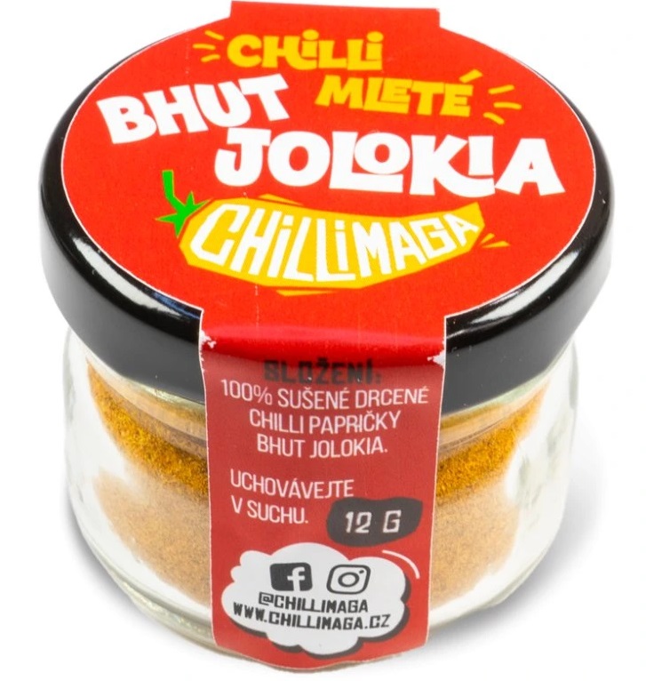Levně ChilliMaga Chilli mleté Bhut Jolokia 12 g