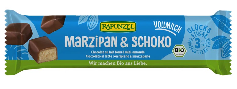 Rapunzel Marcipán v mléčné čokoládě BIO 50 g