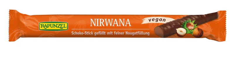 Rapunzel Tyčinka čokoládová Nirwana vegan BIO 22 g