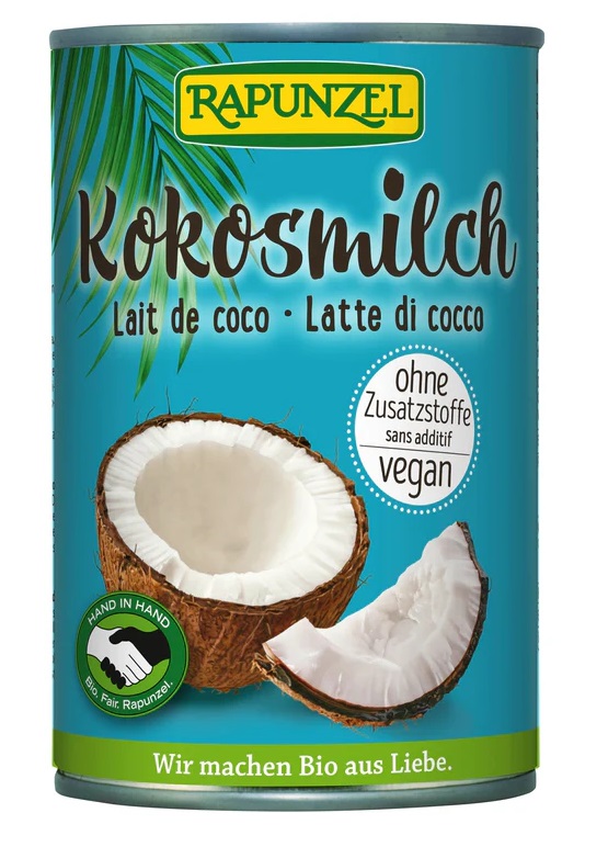 Levně Rapunzel Mléko kokosové BIO 400 ml
