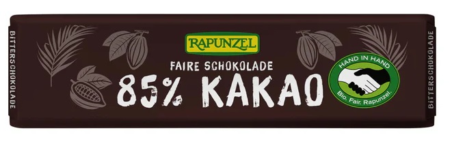 Rapunzel Čokoláda hořká 85 % mini BIO 20 g