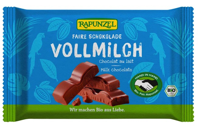 Rapunzel Čokoláda mléčná BIO 100 g