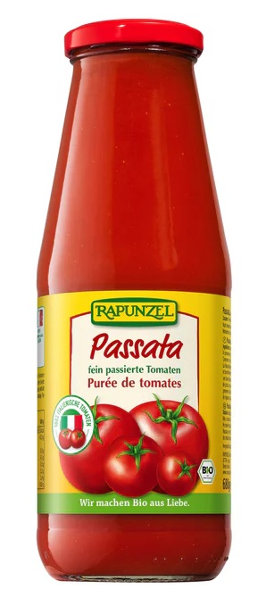 Levně Rapunzel Rajčata drcená passata BIO 680 g