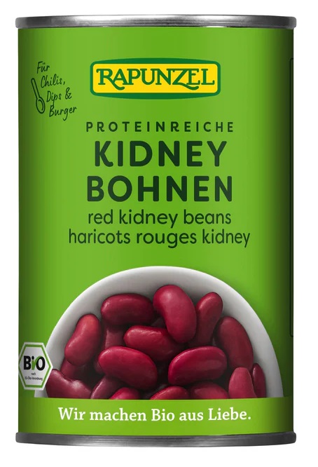 Levně Rapunzel Fazole červené sterilované BIO 400 g