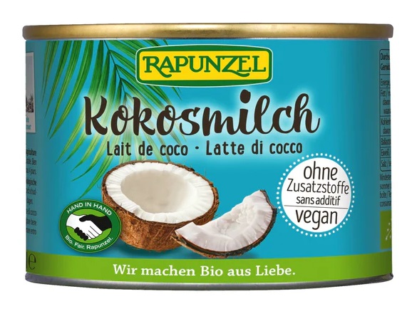 Levně Rapunzel Mléko kokosové BIO 200 ml