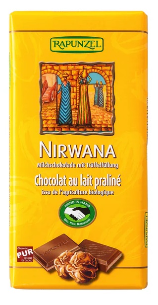 Rapunzel Čokoláda mléčná Nirwana BIO 100 g