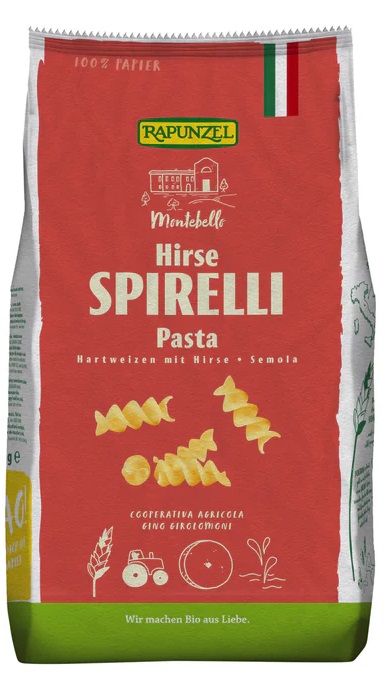 Levně Rapunzel Spirálky semolina BIO 500 g