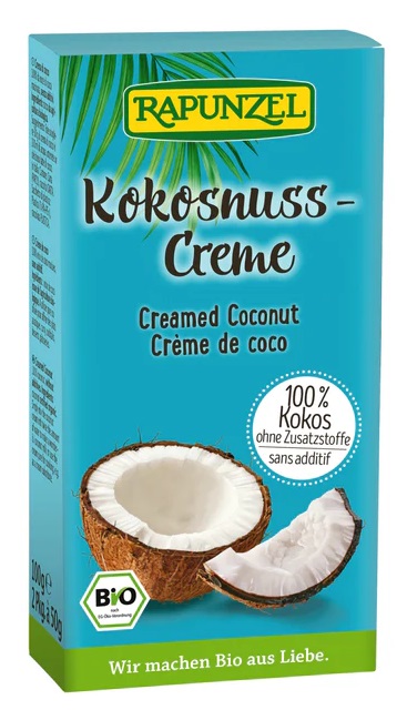 Levně Rapunzel Krém kokosový BIO 2 x 50 g