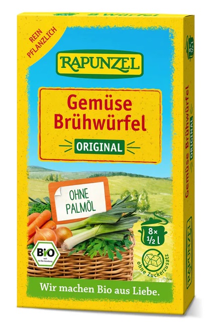 Rapunzel Vývar zeleninový v kostce BIO 8 ks