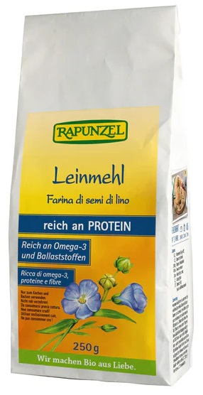 Levně Rapunzel Mouka lněná BIO 250 g