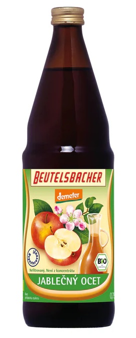 Levně Beutelsbacher Ocet jablečný nepasterovaný BIO 0,75 l