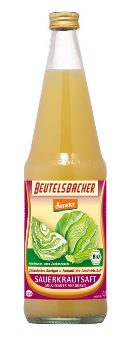 Levně Beutelsbacher Šťáva zelná mléčně kvašená BIO 0,7 l