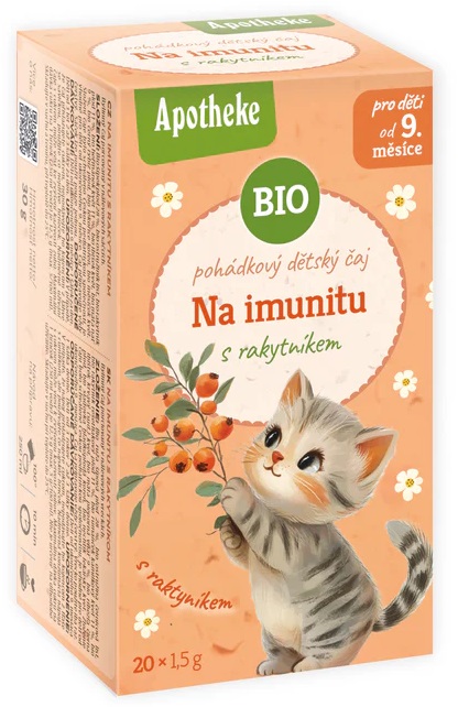 Aphoteke Čaj pohádkový dětský Na imunitu s rakytníkem BIO 30 g