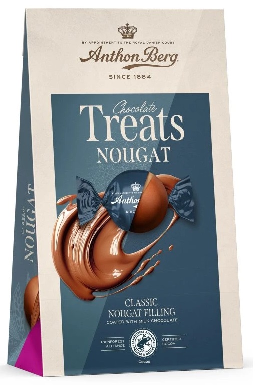 Anthon Berg Čokoládové pralinky s nugátem 112 g