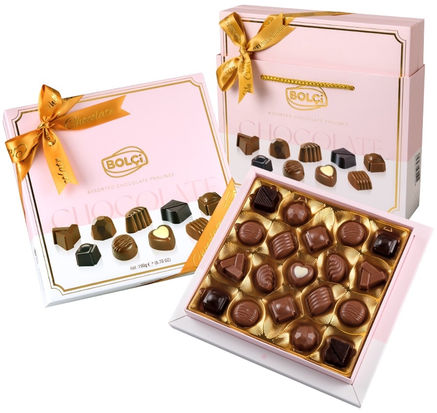 Bolci Symphony box - mix pralinek s dárkovou taškou 190 g