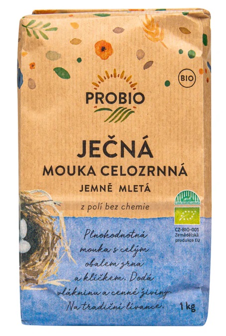 Levně Probio Mouka ječná celozrnná jemně mletá BIO 1 kg EXP.8.7.2026