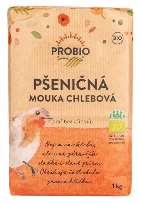 Levně Probio Mouka pšeničná chlebová BIO 1 kg