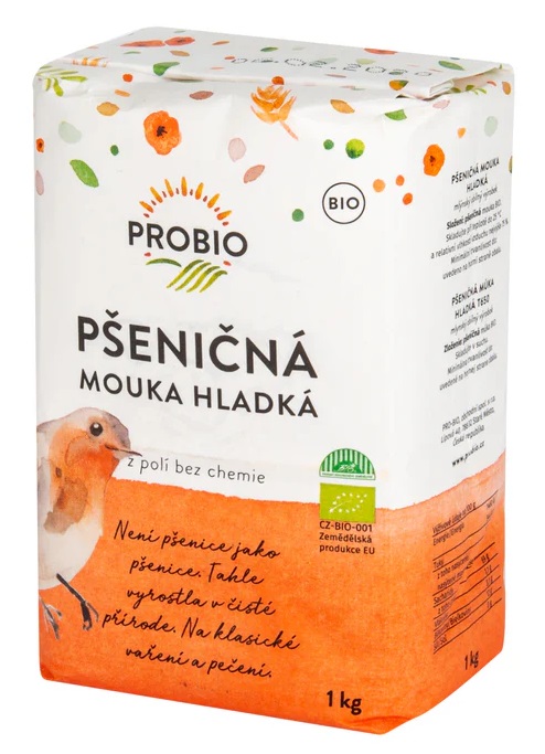 Levně Probio Mouka pšeničná hladká BIO 1 kg